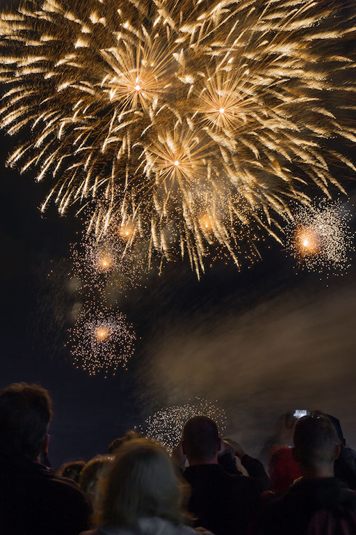 new year, fire works